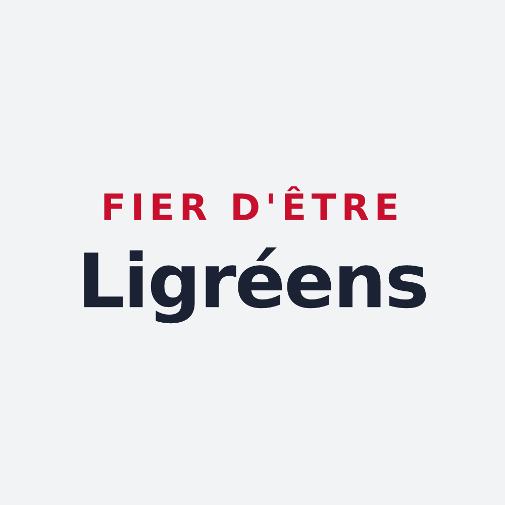 Poster « Fier d'être Ligréens » — design pour Ligré