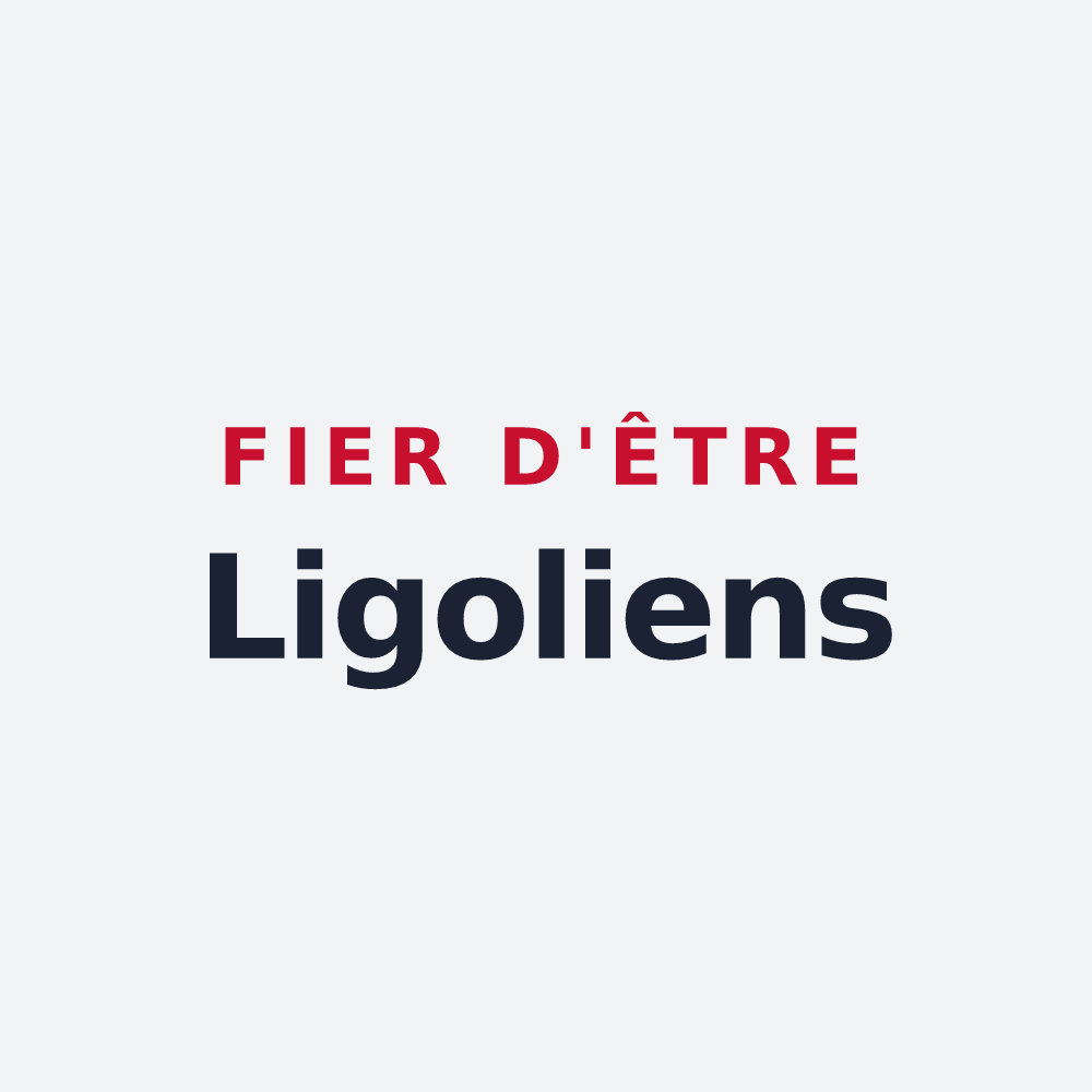 Poster « Fier d'être Ligoliens » — design pour Ligueil