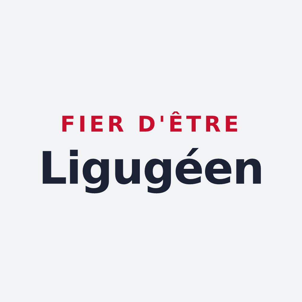 Poster « Fier d'être Ligugéen » — design pour Ligugé