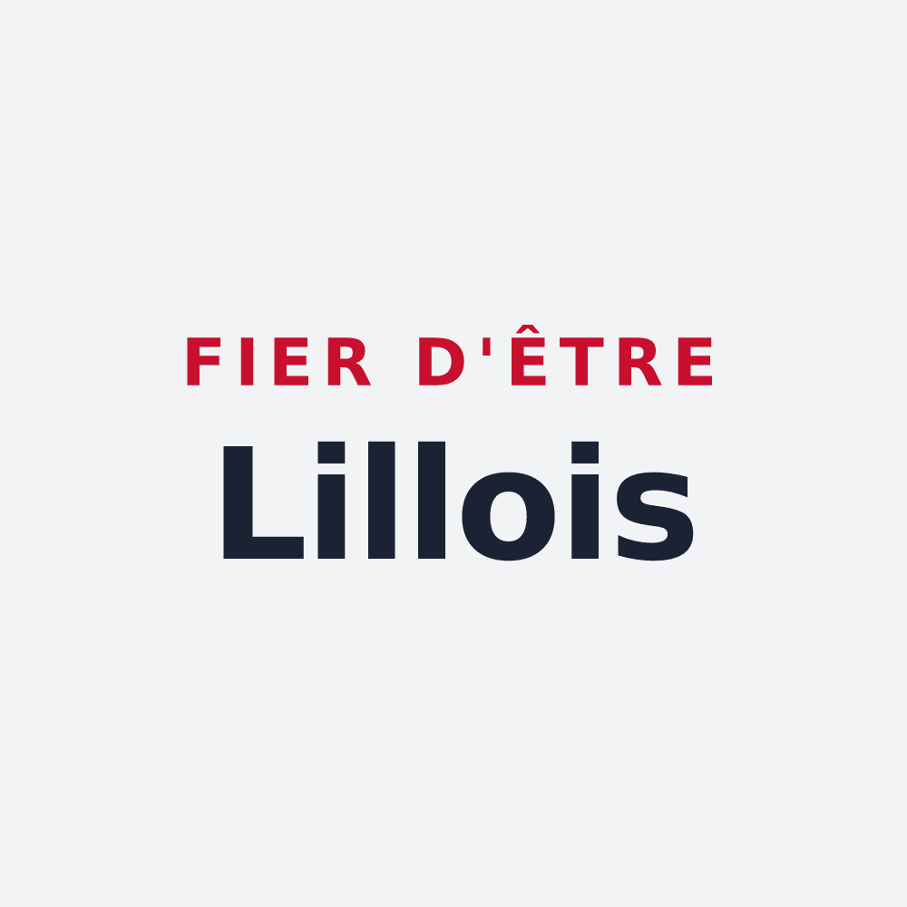 Poster « Fier d'être Lillois » — design pour Lille