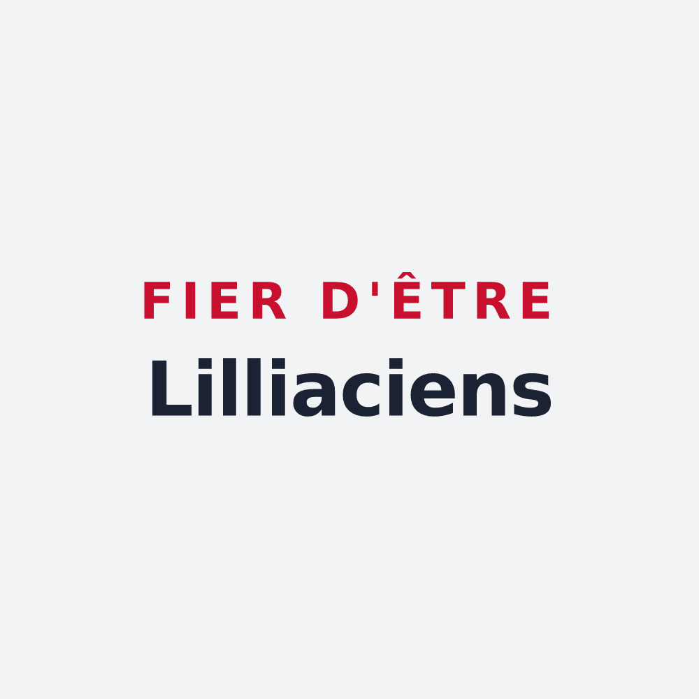 Poster « Fier d'être Lilliaciens » — design pour Lilly