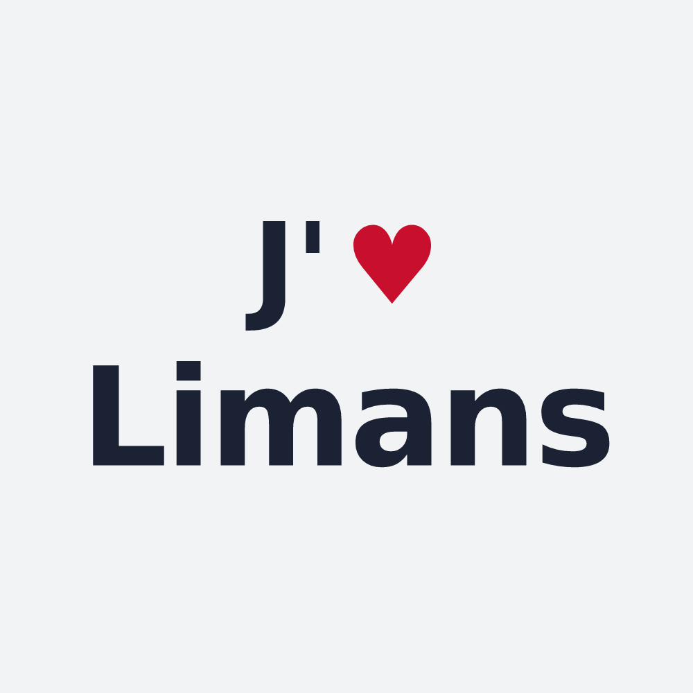Poster personnalisé Limans — design J'aime Limans