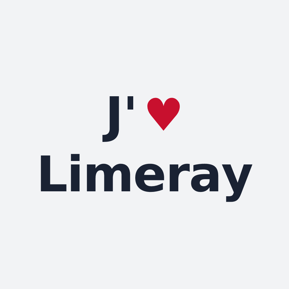 Poster personnalisé Limeray — design J'aime Limeray