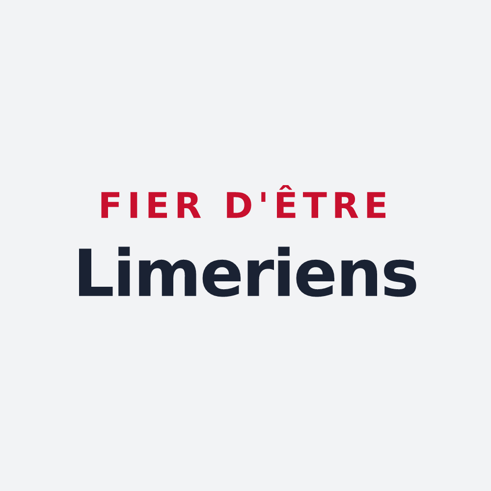 Poster « Fier d'être Limeriens » — design pour Limeray