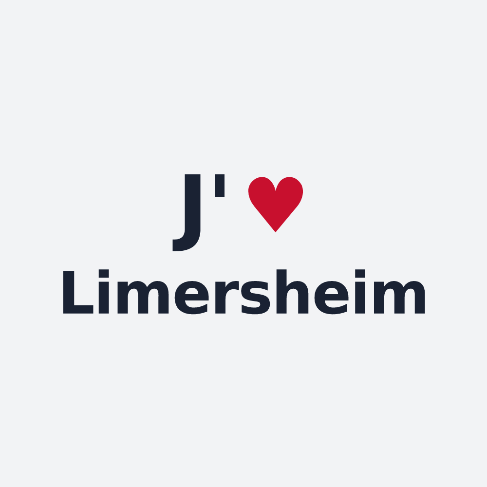 Poster personnalisé Limersheim — design J'aime Limersheim