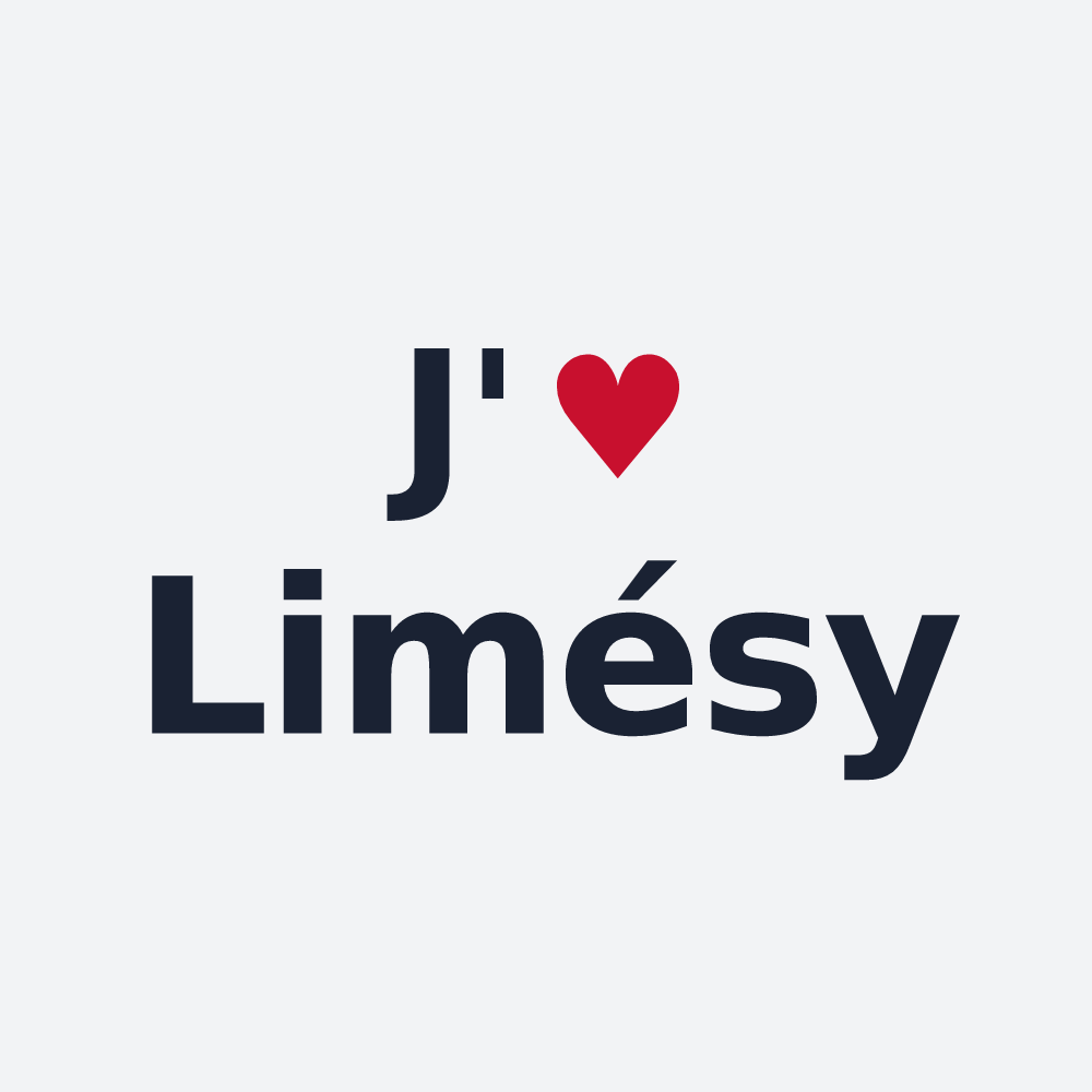 Poster personnalisé Limésy — design J'aime Limésy