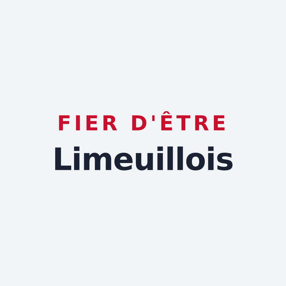 Poster « Fier d'être Limeuillois » — design pour Limeuil