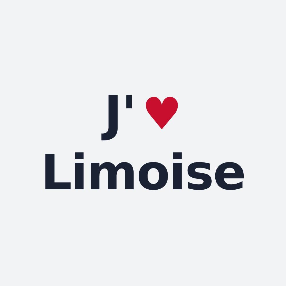 Poster personnalisé Limoise — design J'aime Limoise