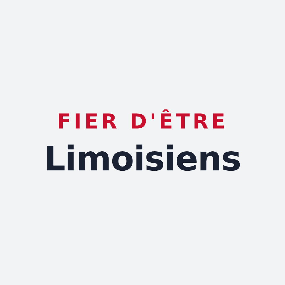 Poster « Fier d'être Limoisiens » — design pour Limoise