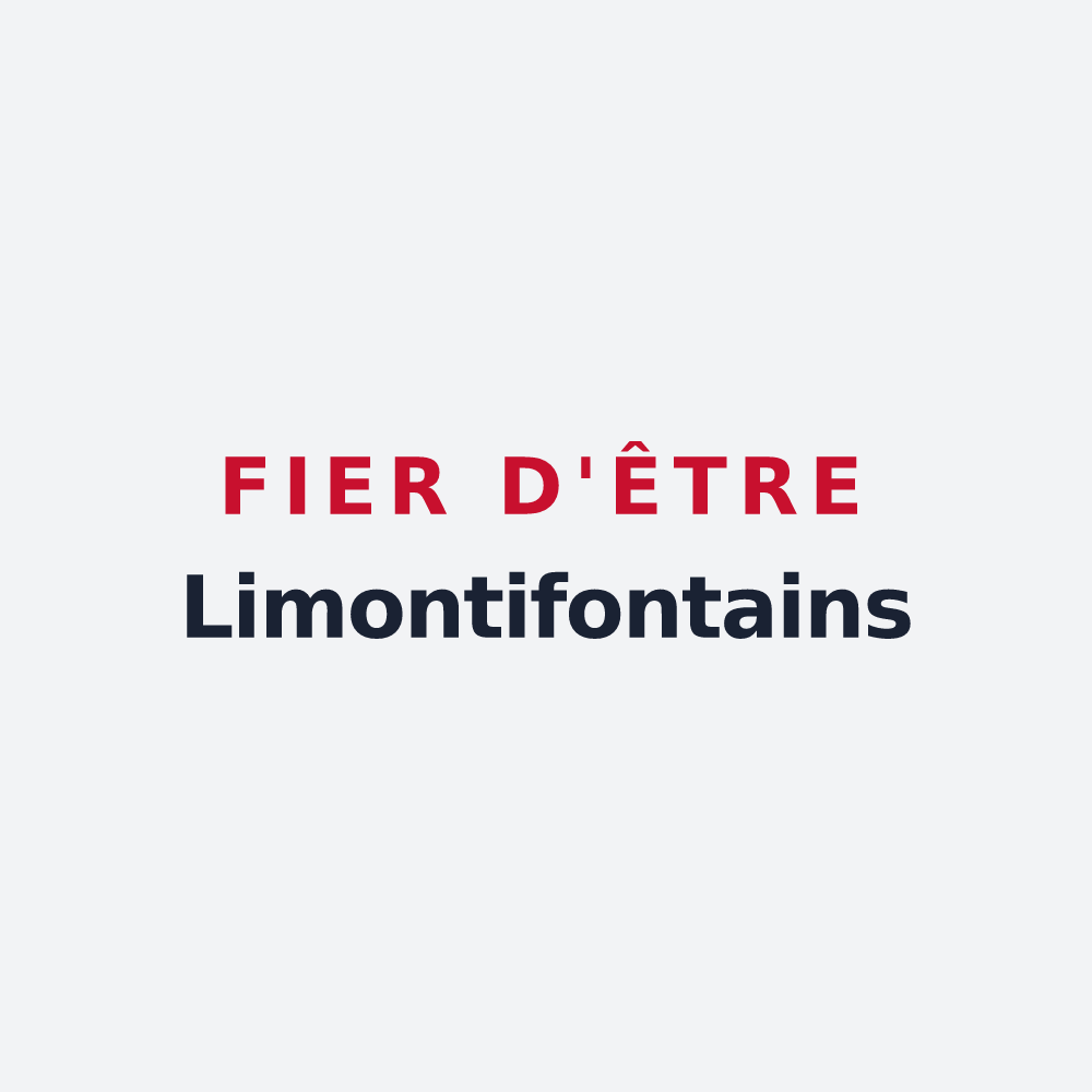 Poster « Fier d'être Limontifontains » — design pour Limont-Fontaine