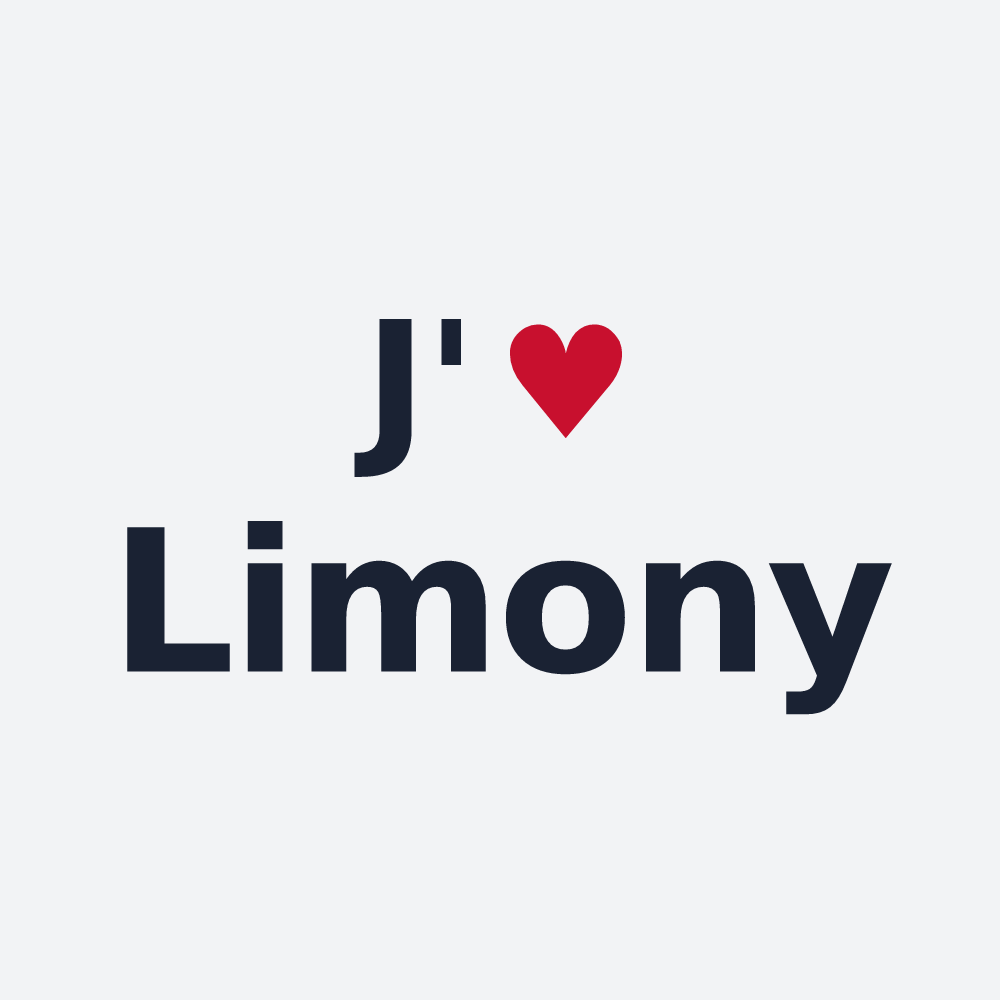 Poster personnalisé Limony — design J'aime Limony