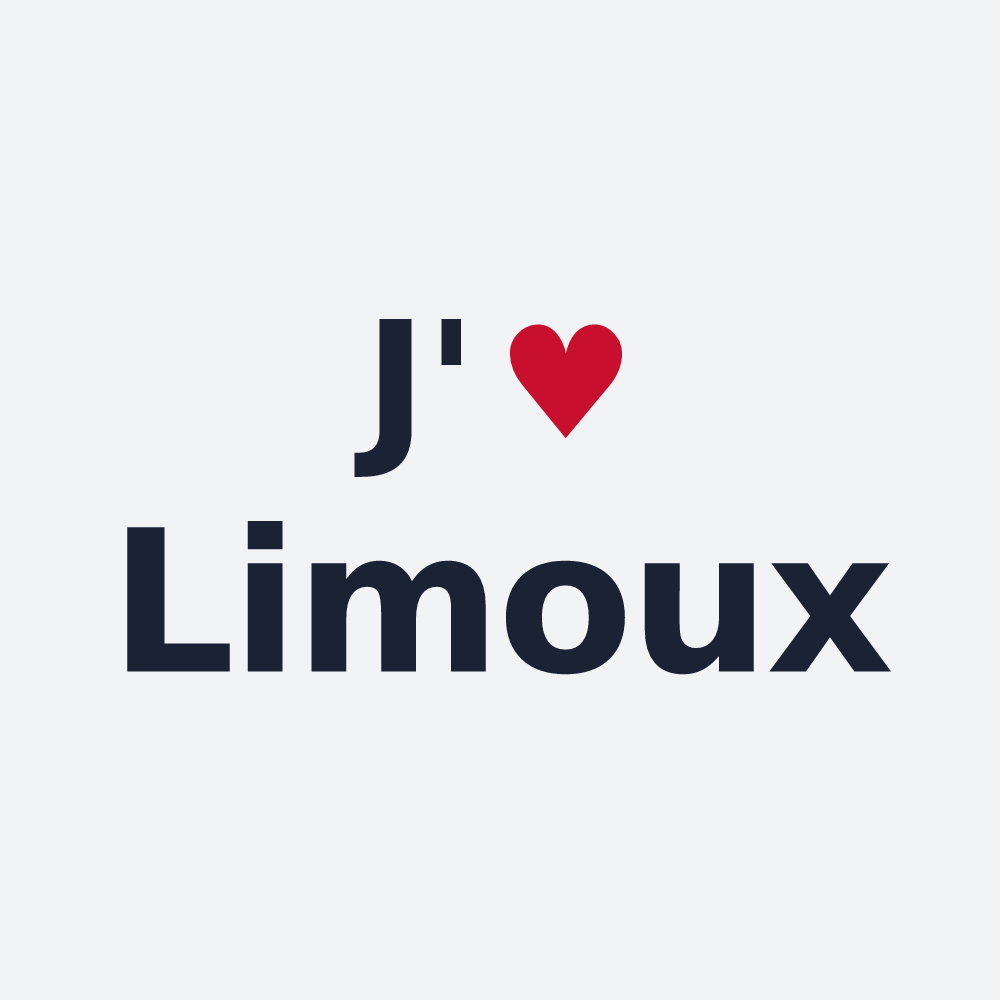 Poster personnalisé Limoux — design J'aime Limoux