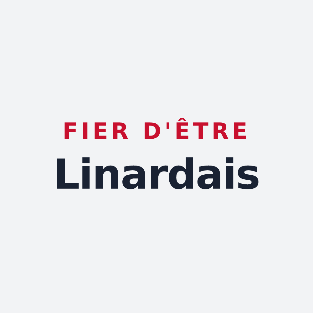 Poster « Fier d'être Linardais » — design pour Linards