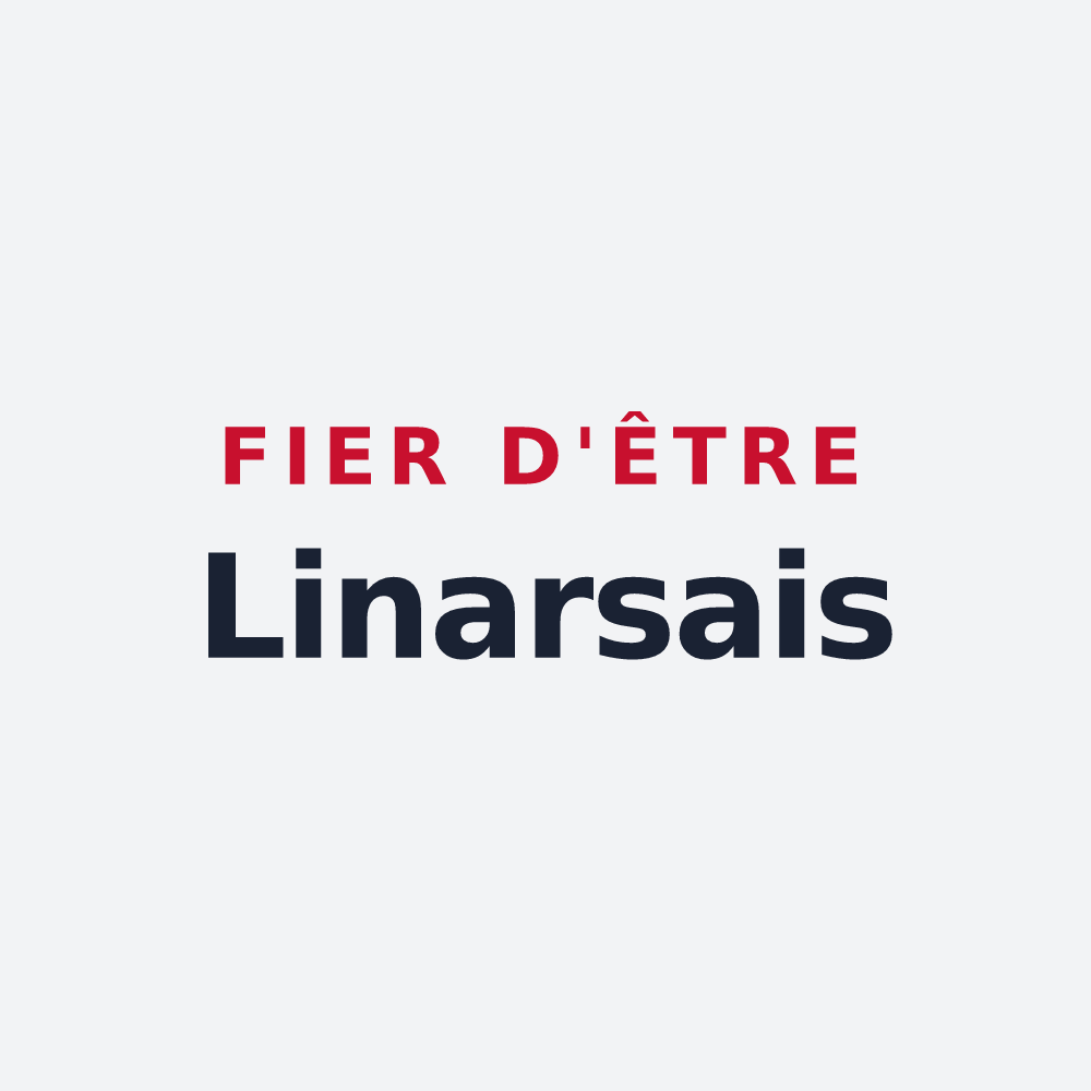 Poster « Fier d'être Linarsais » — design pour Linars