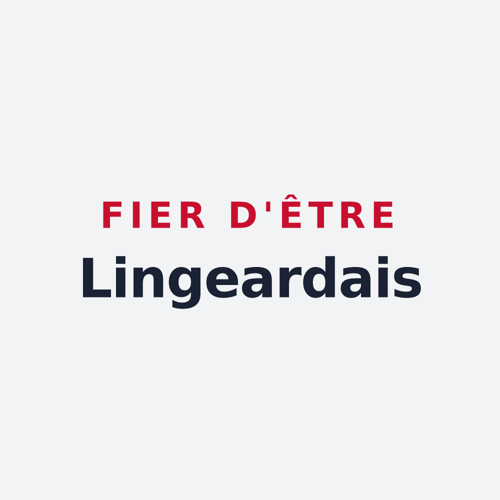 Poster « Fier d'être Lingeardais » — design pour Lingeard