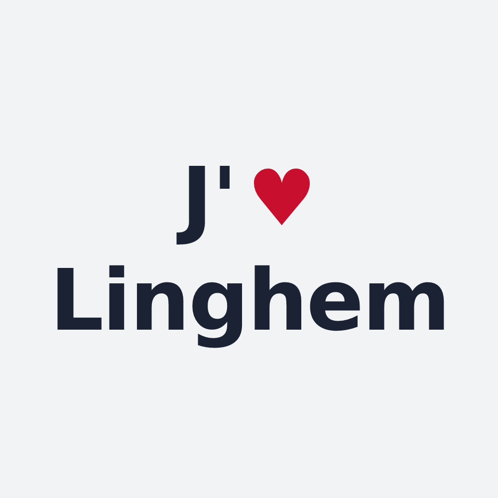 Poster personnalisé Linghem — design J'aime Linghem