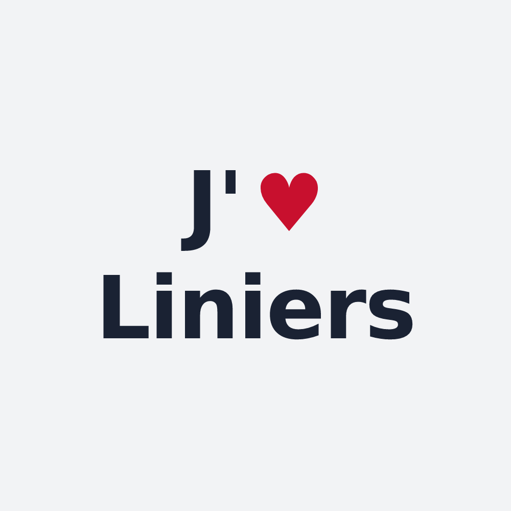 Poster personnalisé Liniers — design « J'aime Liniers » imprimé sur le poster