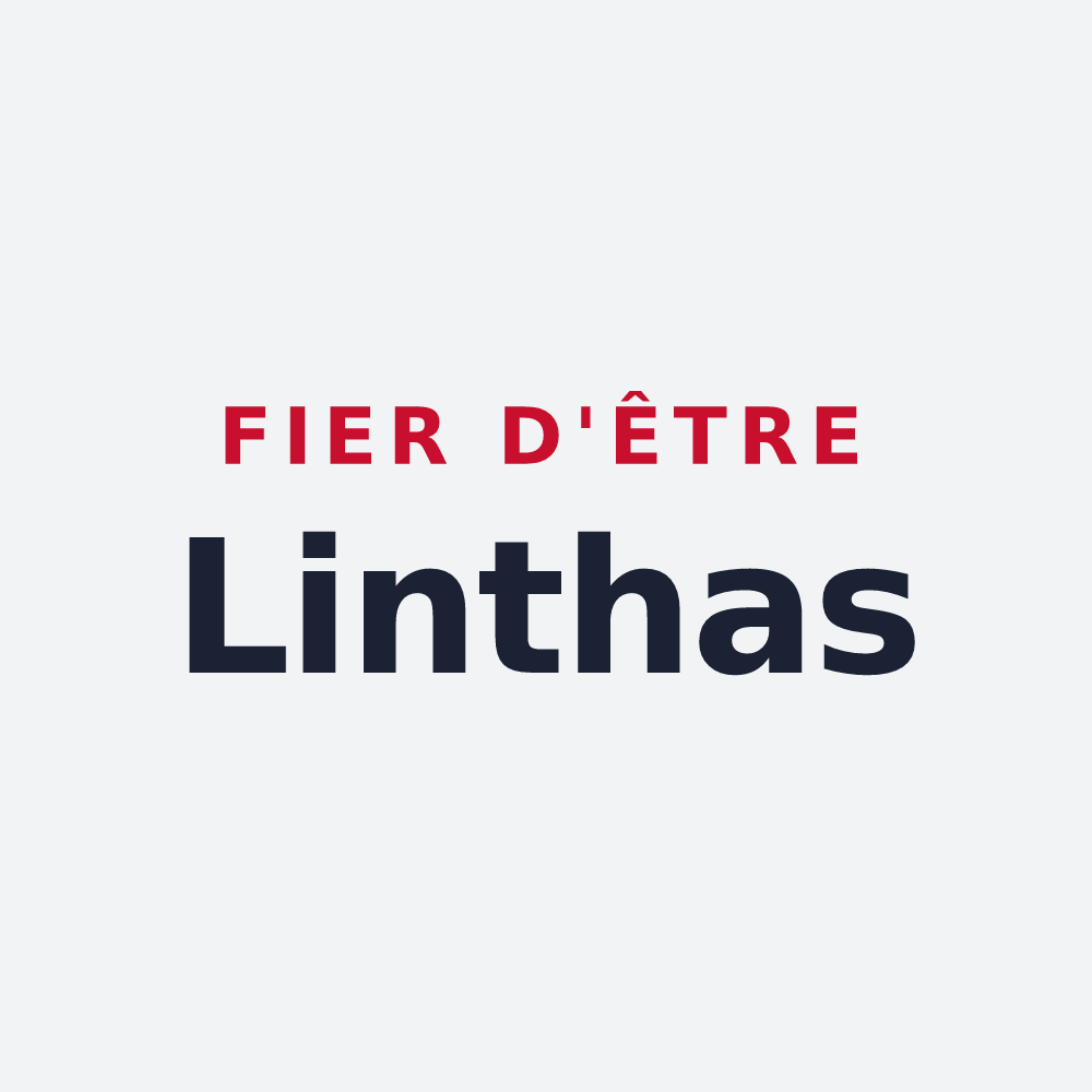 Poster « Fier d'être Linthas » — design pour Linthes