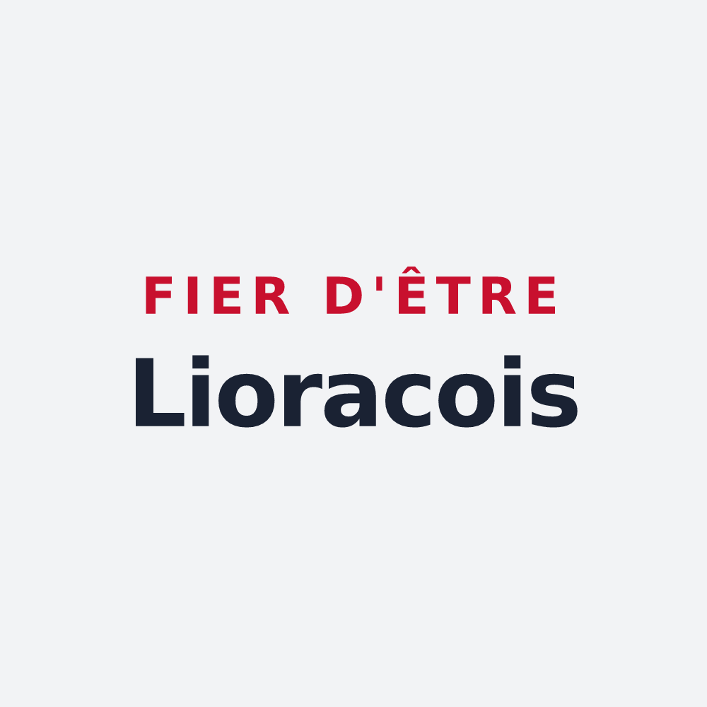 Poster « Fier d'être Lioracois » — design pour Liorac-sur-Louyre