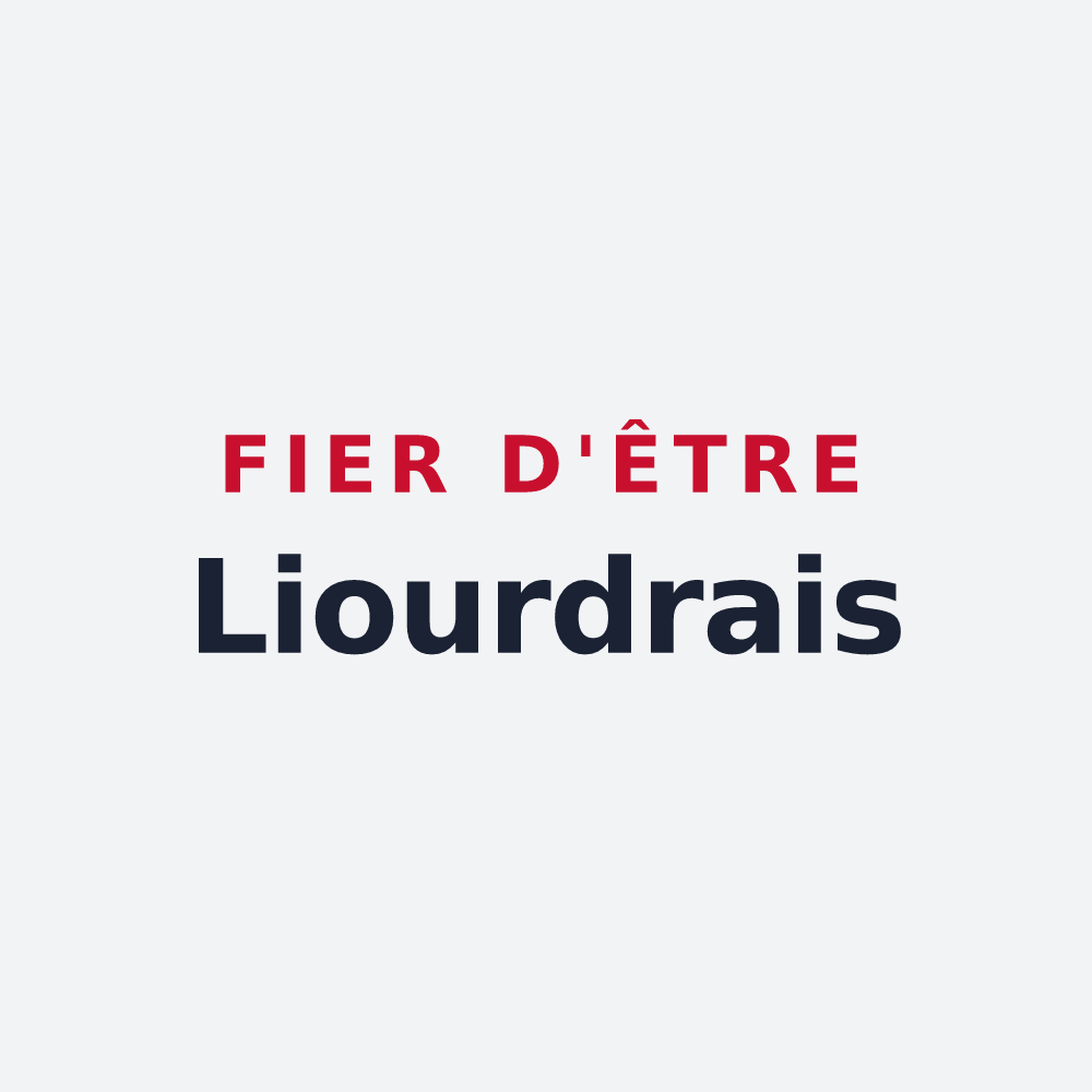 Poster « Fier d'être Liourdrais » — design pour Liourdres