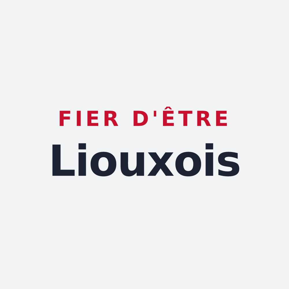 Poster « Fier d'être Liouxois » — design pour Lioux