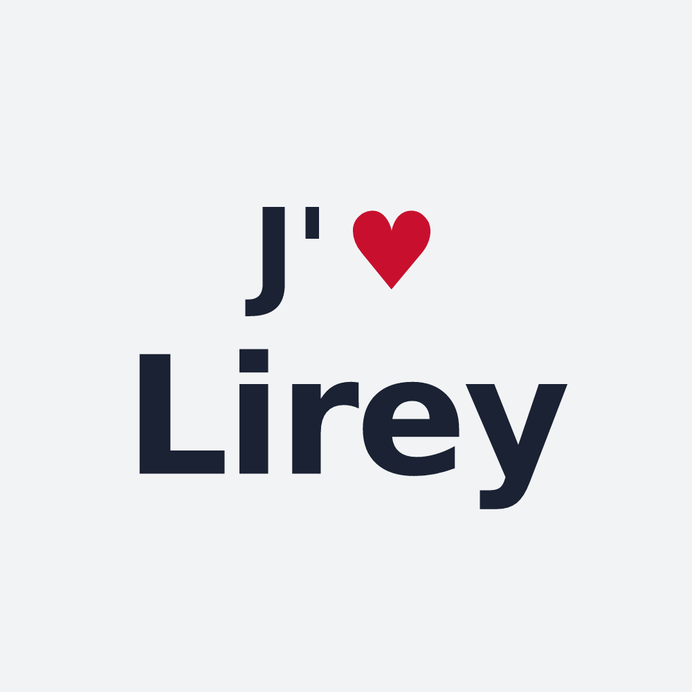 Poster personnalisé Lirey — design J'aime Lirey