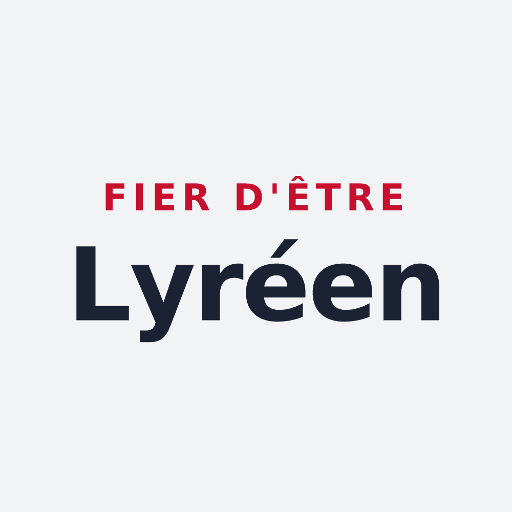 Poster « Fier d'être Lyréen » — design pour Lirey