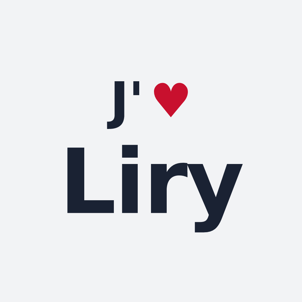 Poster personnalisé Liry — design J'aime Liry