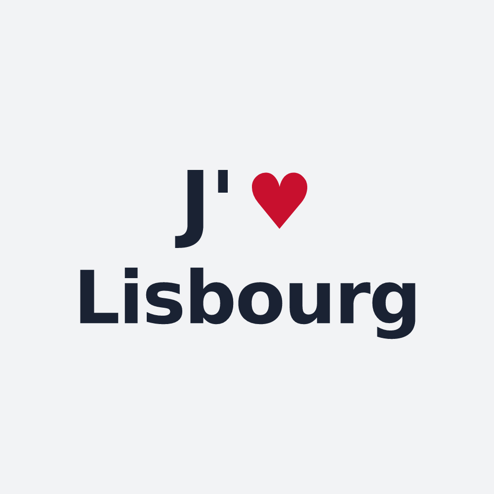 Poster personnalisé Lisbourg — design J'aime Lisbourg