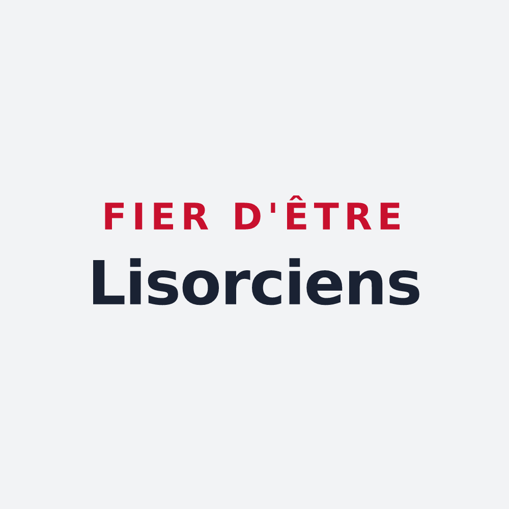 Poster « Fier d'être Lisorciens » — design pour Lisors
