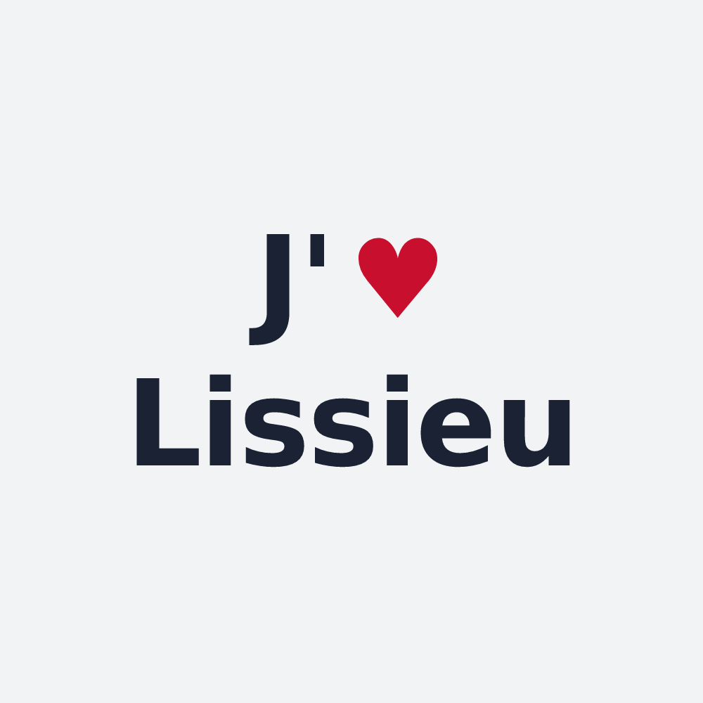 Poster personnalisé Lissieu — design J'aime Lissieu