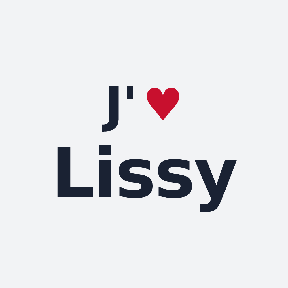 Poster personnalisé Lissy — design J'aime Lissy