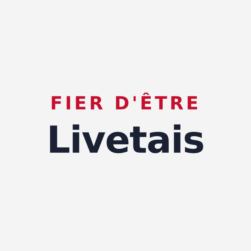 Poster « Fier d'être Livetais » — design pour Livet-sur-Authou