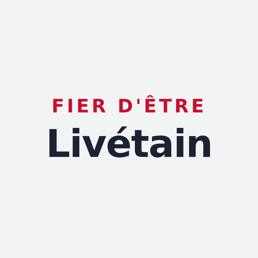 Poster « Fier d'être Livétain » — design pour Livet