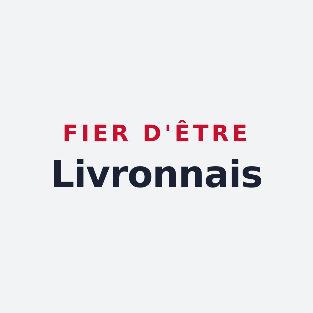 Poster « Fier d'être Livronnais » — design pour Livron-sur-Drôme