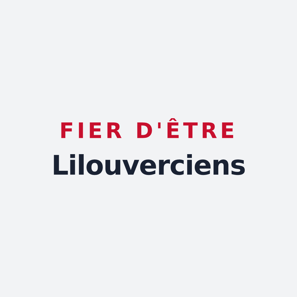 Poster « Fier d'être Lilouverciens » — design pour Livry-Louvercy