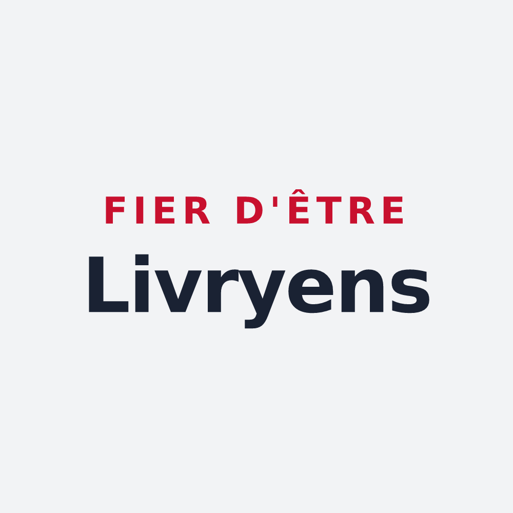 Poster « Fier d'être Livryens » — design pour Livry-sur-Seine
