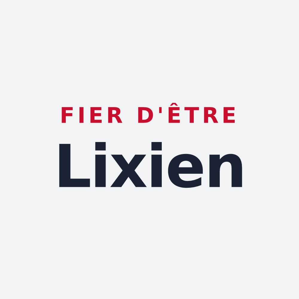 Poster « Fier d'être Lixien » — design pour Lixy