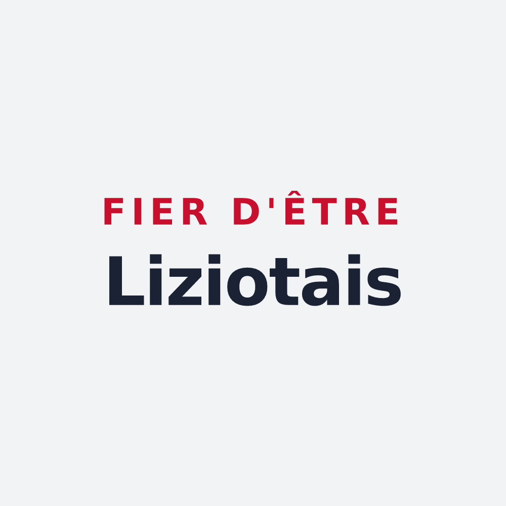 Poster « Fier d'être Liziotais » — design pour Lizio