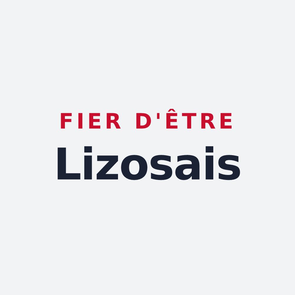 Poster « Fier d'être Lizosais » — design pour Lizos