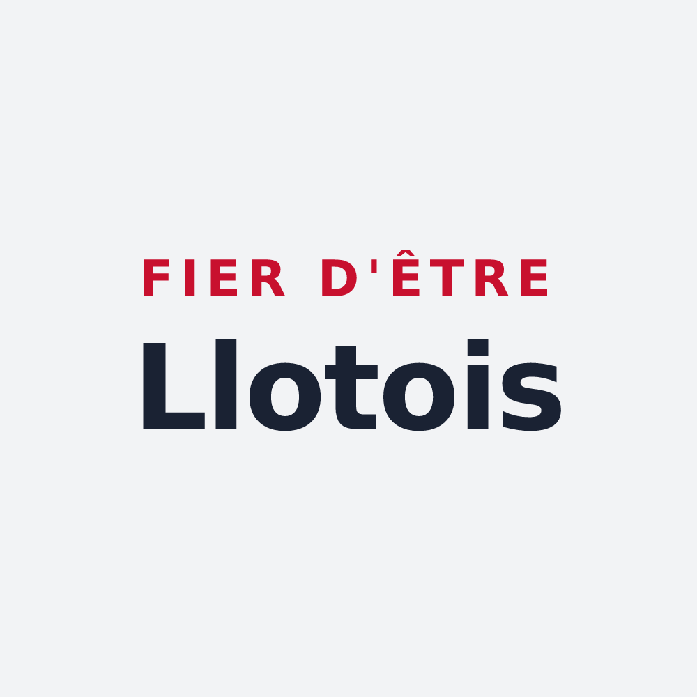 Poster « Fier d'être Llotois » — design pour Llo