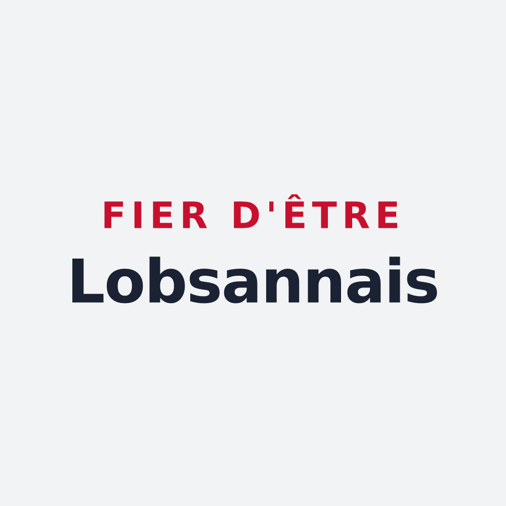 Poster « Fier d'être Lobsannais » — design pour Lobsann