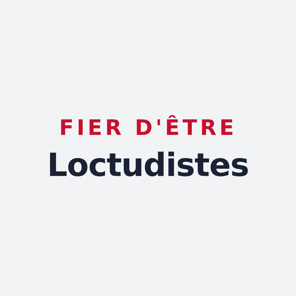 Poster « Fier d'être Loctudistes » — design pour Loctudy