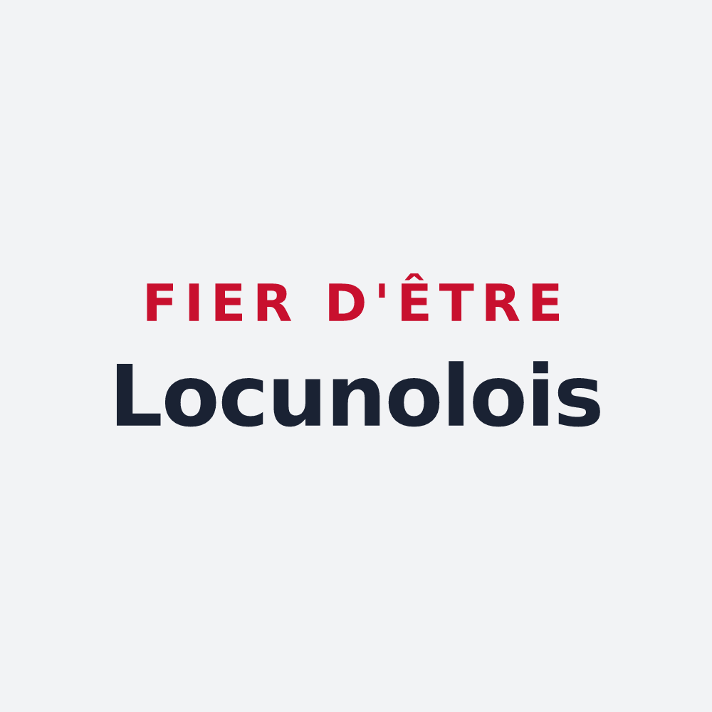 Poster « Fier d'être Locunolois » — design pour Locunolé