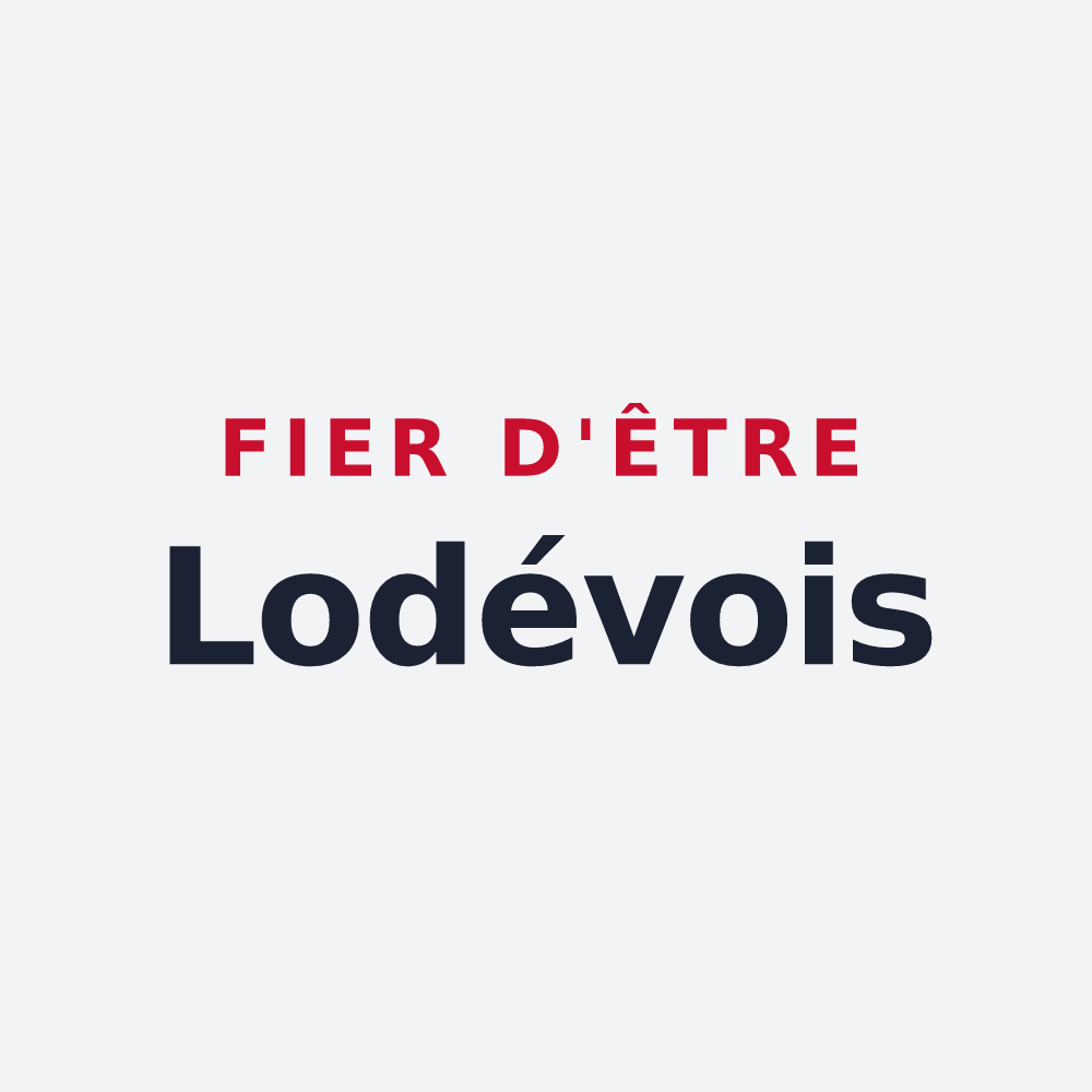 Poster « Fier d'être Lodévois » — design pour Lodève