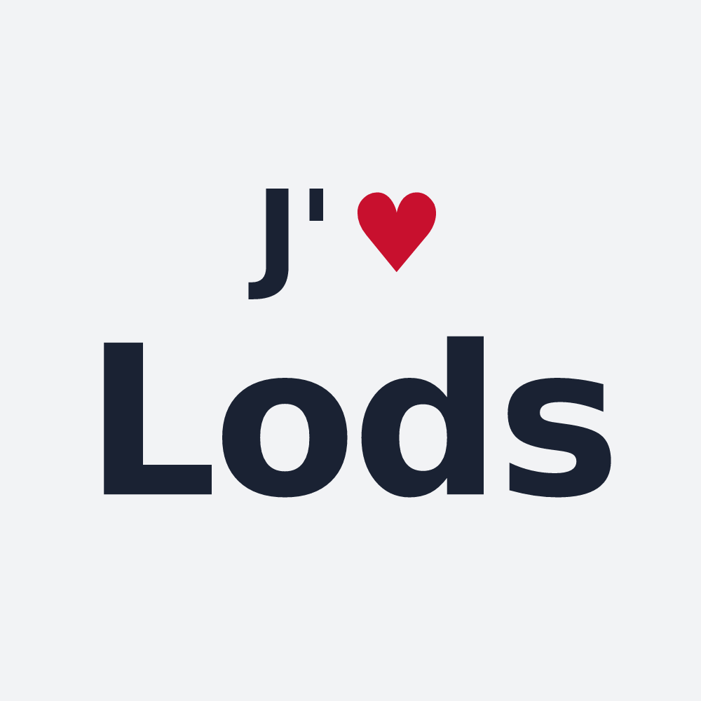 Poster personnalisé Lods — design J'aime Lods
