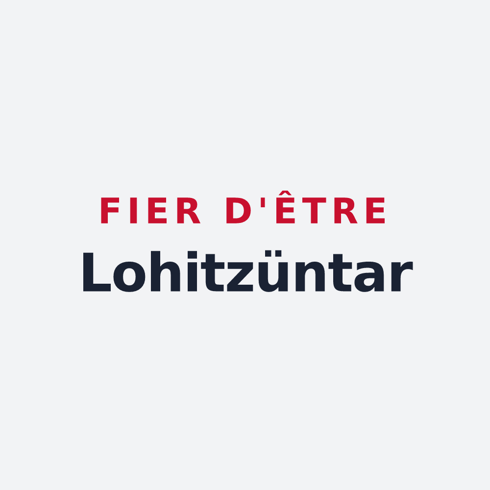 Poster « Fier d'être Lohitzüntar » — design pour Lohitzun-Oyhercq