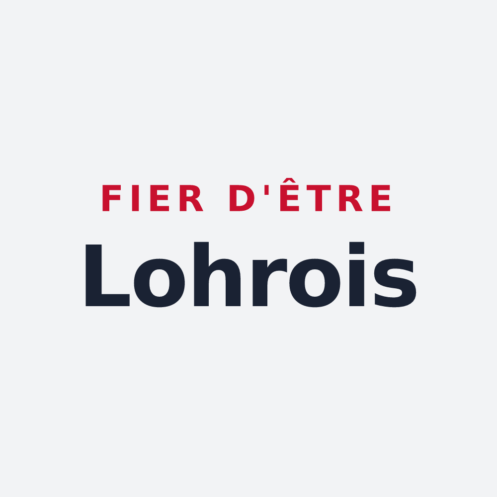 Poster « Fier d'être Lohrois » — design pour Lohr