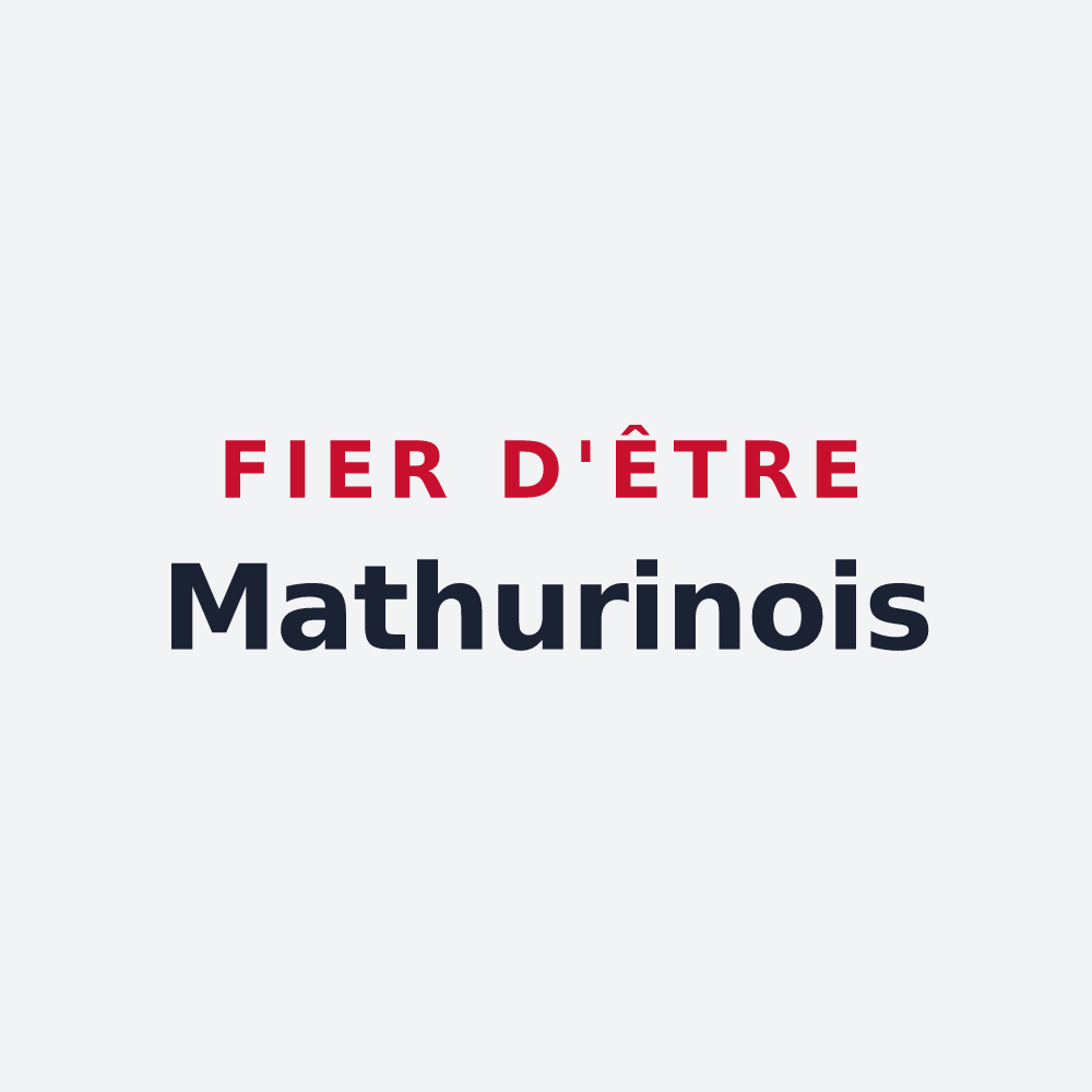 Poster « Fier d'être Mathurinois » — design pour Loire-Authion