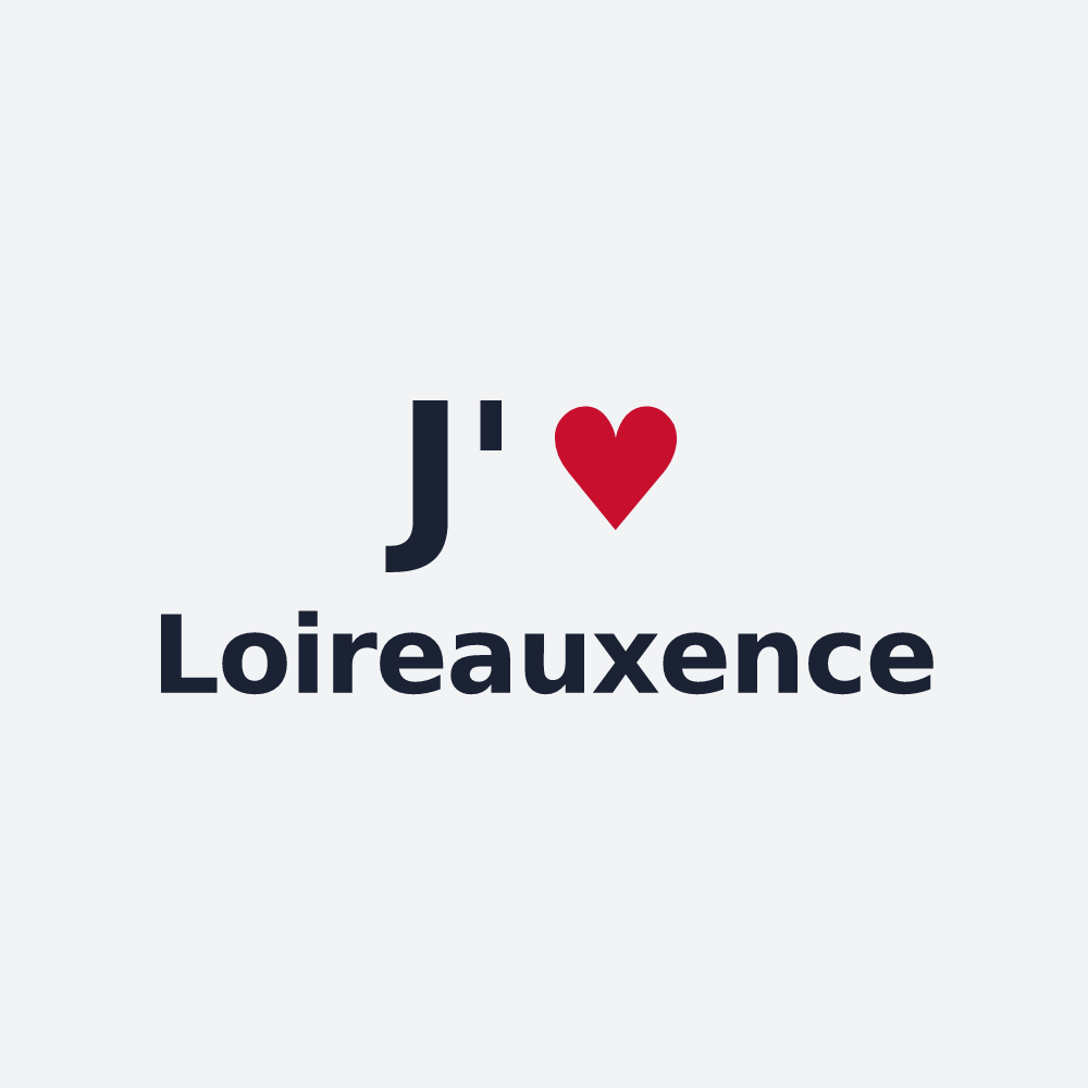 Poster personnalisé Loireauxence — design J'aime Loireauxence